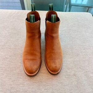 Tecovas Men's Rugged Chelsea Tobacco Tan Boots